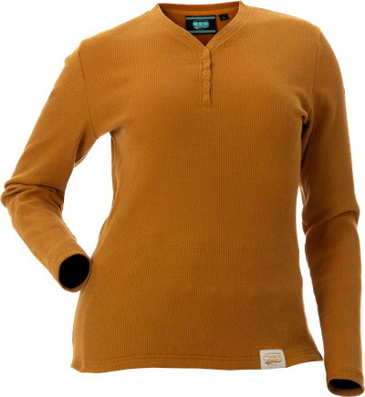 Cozy Waffle Shirt Fawn Sm