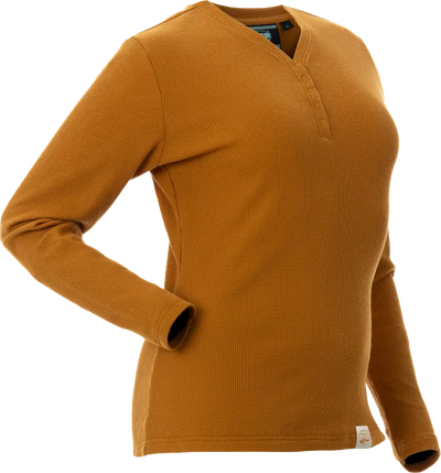 Cozy Waffle Shirt Fawn Xs
