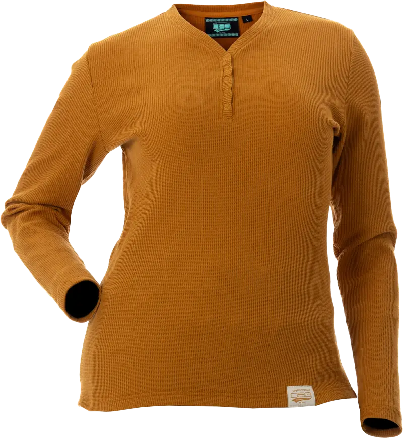 Cozy Waffle Shirt Fawn Xs