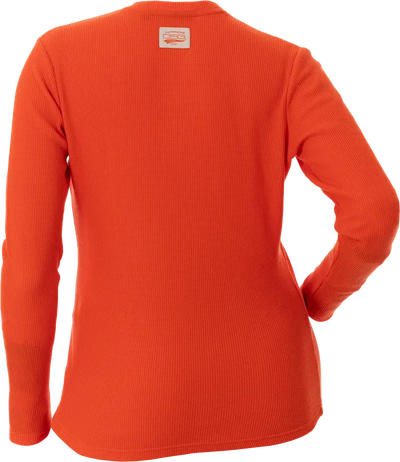 Cozy Waffle Shirt Poppy 2x