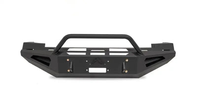 Black steel truck bumper from Fab Fours CS07-RS2062-1 for 2007-2013 Chevy 1500 Red Steel