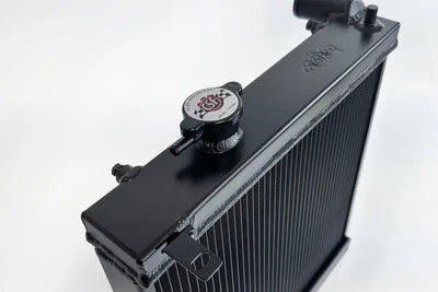 CSF 03-07 Mitsubishi Lancer EVO 7/8/9 1/2 Size Radiator - Black - Cooling