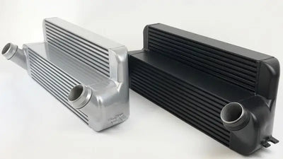 CSF 15-18 BMW M2 (F30/F32/F22/F87) N55 High Performance Stepped Core Bar/Plate Intercooler - Black - Truck & Automotive