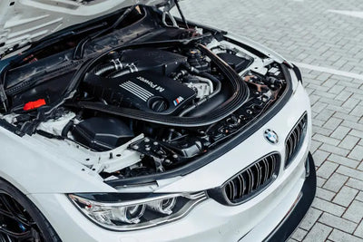 CSF 2014 + BMW M3/M4 (F8X) Top Mount Charge-Air-Cooler - Crinkle Black - Truck & Automotive