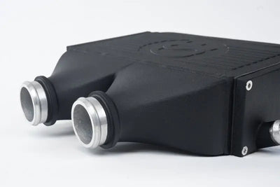 CSF 2014 + BMW M3/M4 (F8X) Top Mount Charge-Air-Cooler - Crinkle Black - Truck & Automotive