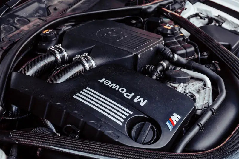 CSF 2014 + BMW M3/M4 (F8X) Top Mount Charge-Air-Cooler - Crinkle Black - Truck & Automotive