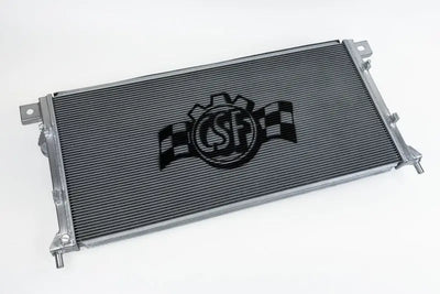 Silver automotive radiator for Ford Bronco and Ranger, great truck parts & accessories
