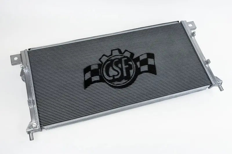 Silver automotive radiator for Ford Bronco and Ranger, great truck parts & accessories