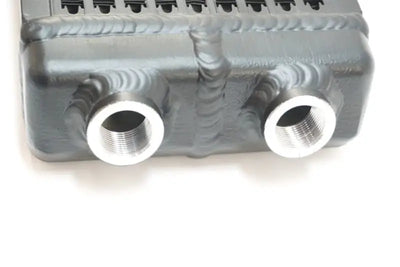 CSF Universal Dual-Pass Oil Cooler (RS Style) - M22 x 1.5 - 24in L 5.75in H 2.16in W - Truck & Automotive