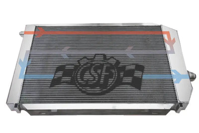 CSF Universal Triple Pass Dual Core Radiator w/AN Fittings - Truck & Automotive