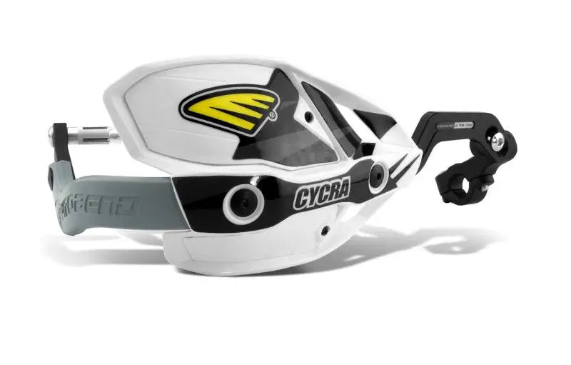 Cycra CRM Ultra 1-1/8 in. Clamp w/White Shields/White Covers - RV and Auto Parts