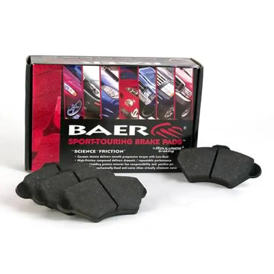 Automotive brake pads and packaging for D1304 Baer Brakes Baer Sport Pad
