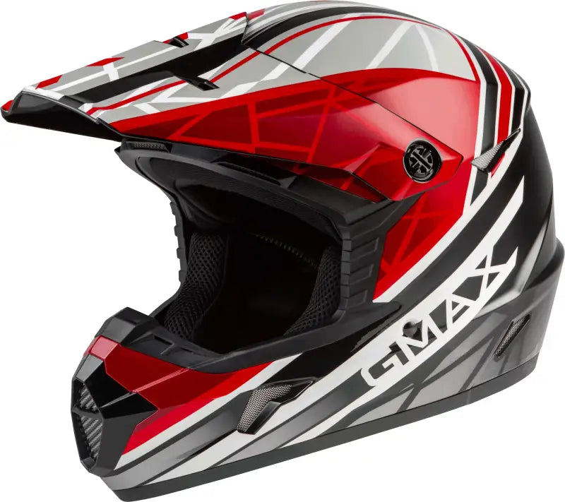 GMAX D3461023 Mx 46 Off Road Mega Helmet Black/Red/White Xs