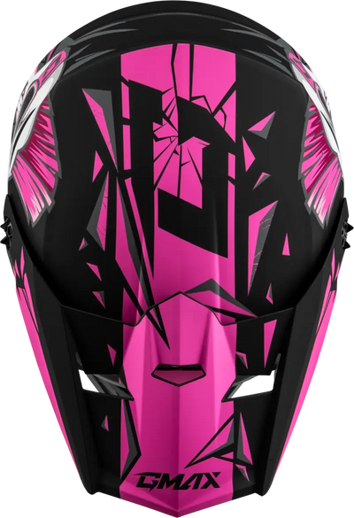 D3466170 Youth Mx 46y Unstable Helmet Matte Black/Pink Ys - MX-46Y