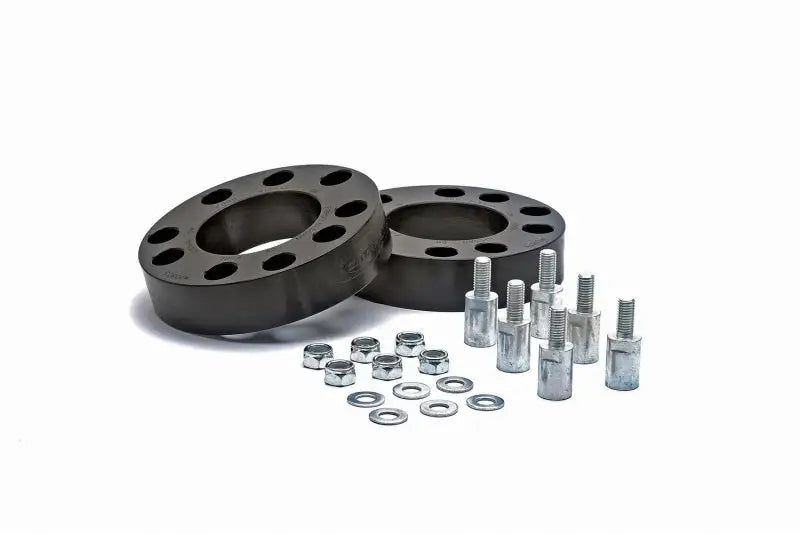 Daystar 2007-2013 Chevy Silverado 1500 4WD/2WD 2in Front Leveling Kit, Black Suspension Strut Spacer, Easy Install, 285/70 Tire Size, Pair.