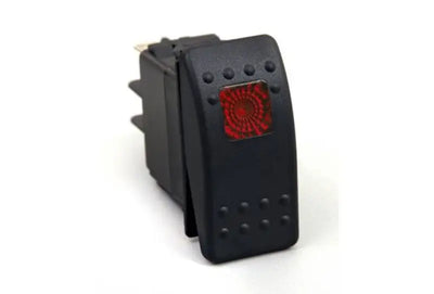 Daystar Rocker Switch Red Light 20 AMP Single Pole - Truck & Automotive