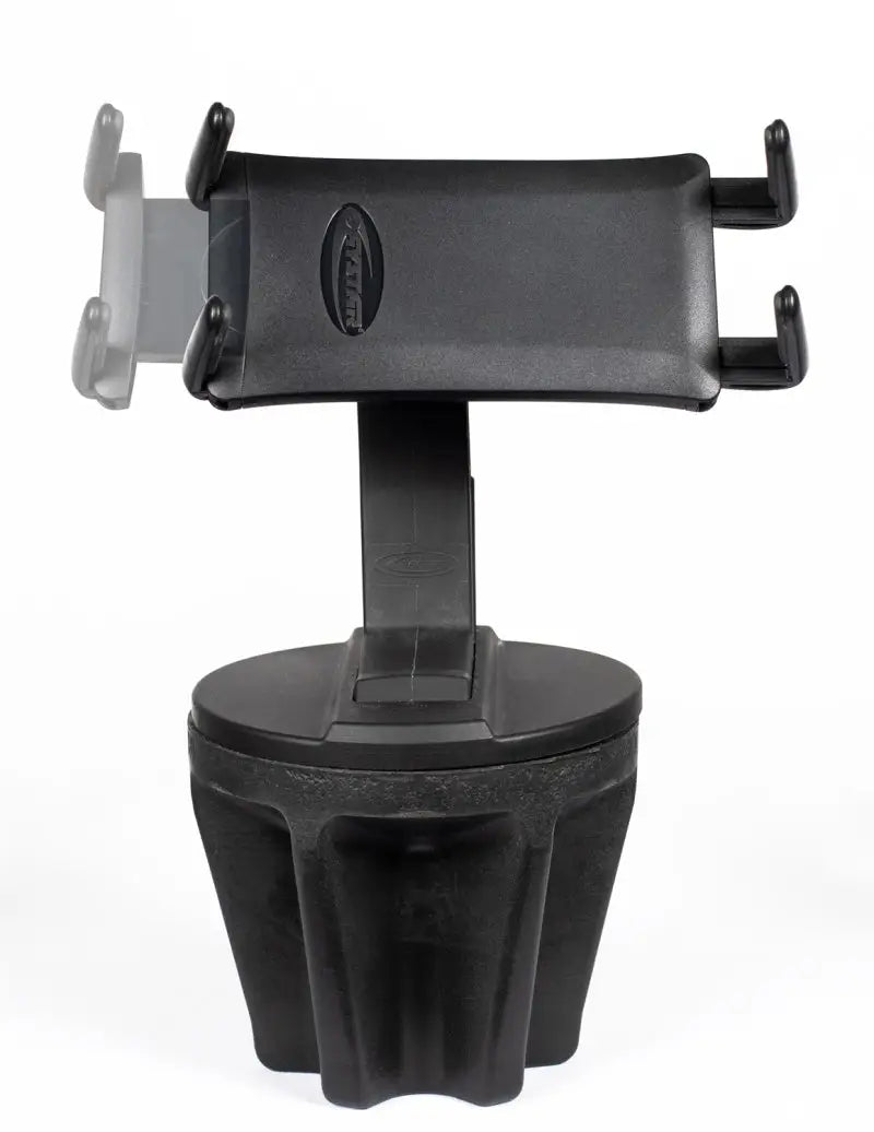 Daystar Universal Hands-Free Phone Grip for vehicles, made from black polyurethane, fits into cup holders, allowing 360° rotation, ideal for RV, automotive, powersports, off-road, marine, truck accessories, interior, truck bed, RV parts, Truck & Automotive, AVADA - Best Sellers