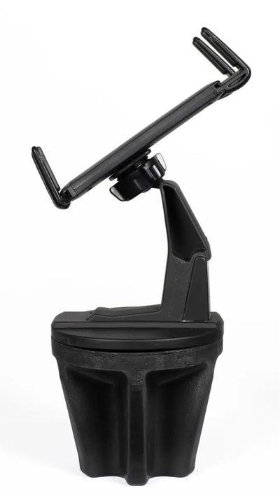 Daystar Universal Hands-Free Phone Grip, black polyurethane, fits vehicle cup holder, 360° view rotation, RV, Automotive, Powersports, off-road, marine, exterior, truck accessories, interior, truck bed, RV parts, Truck & Automotive, AVADA - Best Sellers