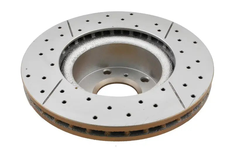 DBA Street Series front rotor for 04 Pontiac GTO with drilled and slotted design