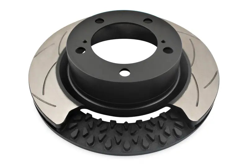 DBA 04 Pontiac GTO rear slotted street series black silver grooved brake rotor