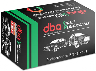 DBA Street Performance brake pads box for Subaru WRX SP500 front brake pads