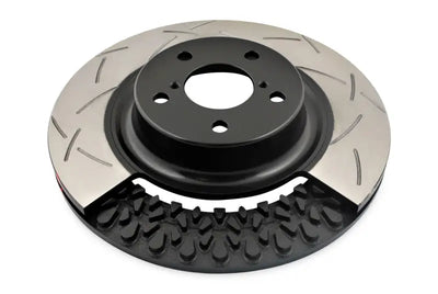 DBA 97-04 Corvette C5/C6 Front Slotted 5000 Series 2 Piece Rotor Assembled w/ Black Hat - Truck & Automotive
