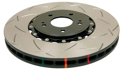 DBA 97-04 Corvette C5/C6 Front Slotted 5000 Series 2 Piece Rotor Assembled w/ Black Hat - Truck & Automotive