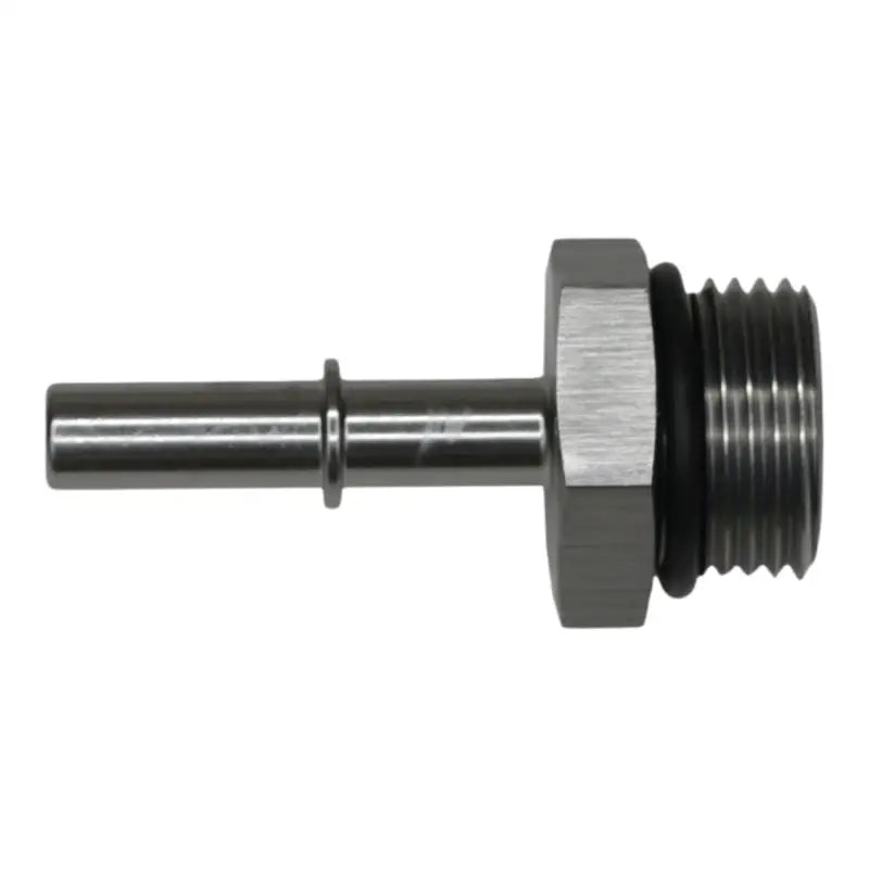 DeatschWerks 10AN ORB Male to 5/16in EFI Quick Connect Adapter - Anodized DW Titanium