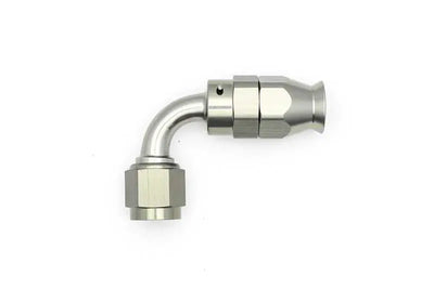 DeatschWerks 6AN Female Swivel 90-Degree Hose End PTFE (Incl. 1 Olive Insert) 