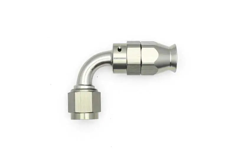 DeatschWerks 6AN Female Swivel 90-Degree Hose End PTFE (Incl. 1 Olive Insert) 