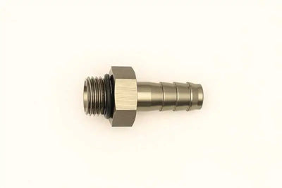 DeatschWerks 6AN ORB Male To 3/8in. Male Triple Barb Fitting (Incl. O-Ring) 