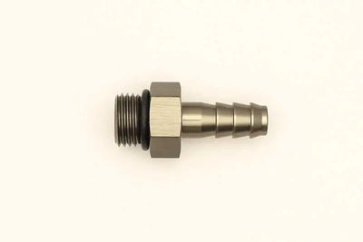 DeatschWerks DeatschWerks 6AN ORB Male To 5/16in. Male Triple Barb Fitting (Incl. O-Ring)