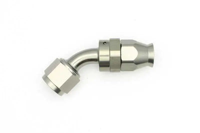 DeatschWerks 8AN Female Swivel 45-Degree Hose End PTFE (Incl. 1 Olive Insert) 