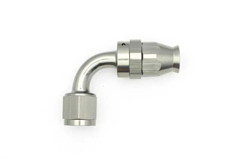 DeatschWerks DeatschWerks 8AN Female Swivel 90-Degree Hose End PTFE (Incl. 1 Olive Insert)
