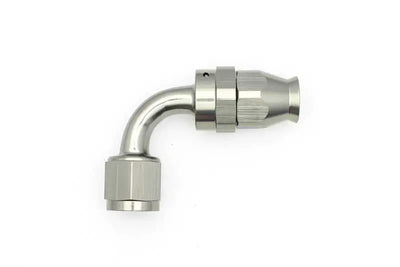 DeatschWerks 8AN Female Swivel 90-Degree Hose End PTFE (Incl. 1 Olive Insert) 