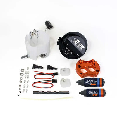 Deatschwerks X2 Series Fuel Pump Module w/ 2 DW420s For 2010-15 Camaro LS 3.7 V6 - Delivery