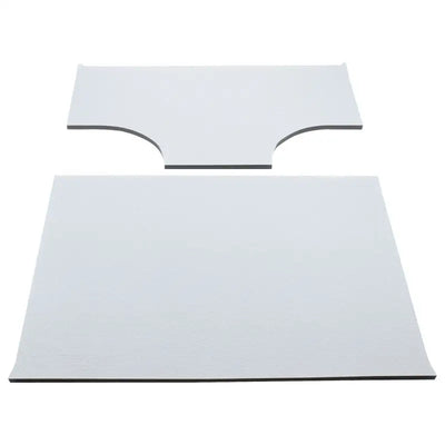 DEI 03-06 Jeep Wrangler TJ w/Speaker Pods Headliner 2-pc - White - Truck & Automotive
