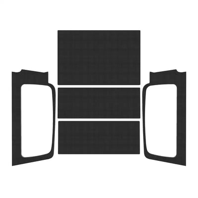 Black interior trim kit for Jeep Wrangler LJ headliner complete kit upgrade