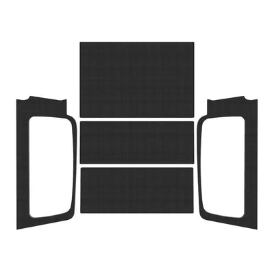 Black interior trim kit for Jeep Wrangler headliner complete kit for LJ Unlimited
