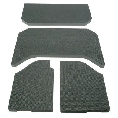 Charcoal gray acoustic foam panels for Jeep Wrangler JK 4-door soundproofing upgrade