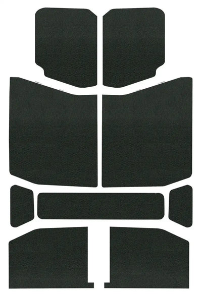 DEI 2018-Up Jeep Wrangler JL 4-Door Headliner 9-pc - Black - Truck & Automotive
