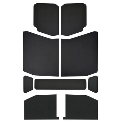 DEI 2018-Up Jeep Wrangler JL 4-Door Headliner 9-pc - Black - Truck & Automotive