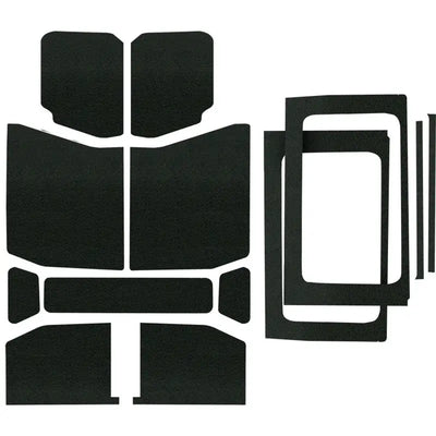 DEI 2018-Up Jeep Wrangler JL 4-Door Headliner Complete Kit 13-pc - Black - Truck & Automotive