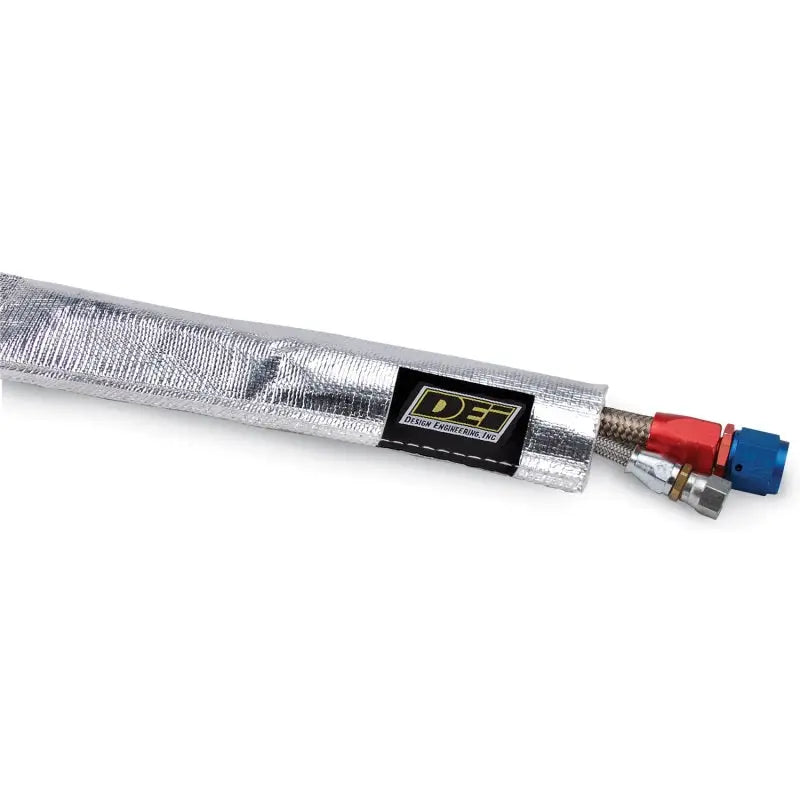DEI Heat Sheath 1-1/4in I.D. x 3ft - Aluminized Sleeving- Sewn Edge - Truck & Automotive