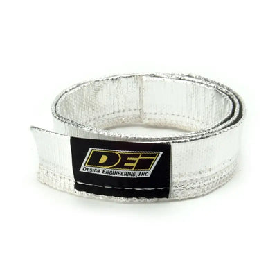 DEI Heat Sheath 3/4in x 3ft - Aluminized Sleeving- Sewn Edge - Truck & Automotive