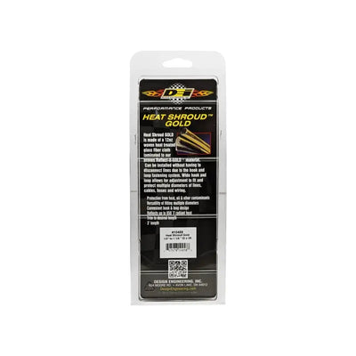 DEI Heat Shroud 1/2in to 1-1/4in I.D. x 3ft - Gold - Truck & Automotive