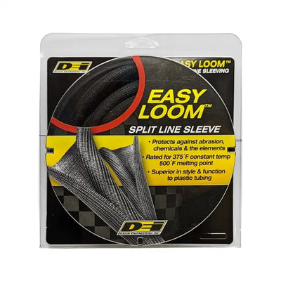 DEI Split Wire Sleeve Easy Loom 10mm-3/8in x 20 Black - Truck & Automotive