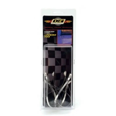 DEI Stainless Steel Locking Tie 8in - 8 per pack - Truck & Automotive