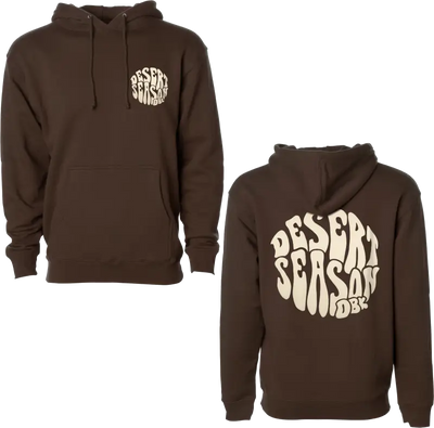 Desert Season Hoodie Brown Md - DBK