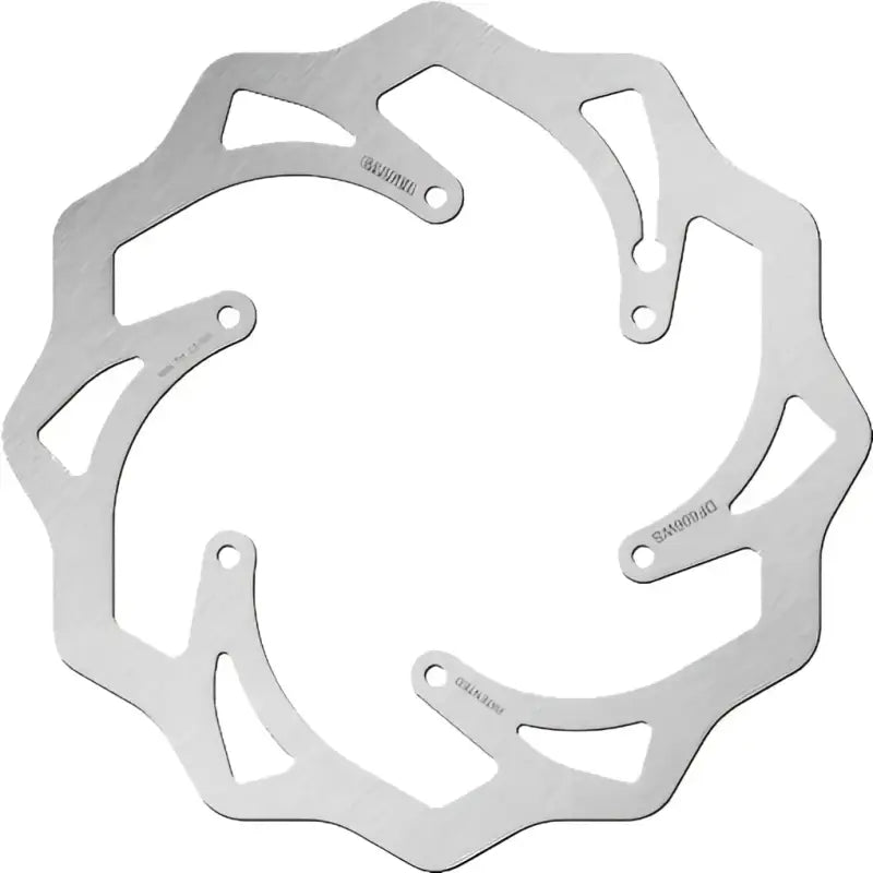 Silver metal brake rotor for DF606WS SKW oversize rotor bike model